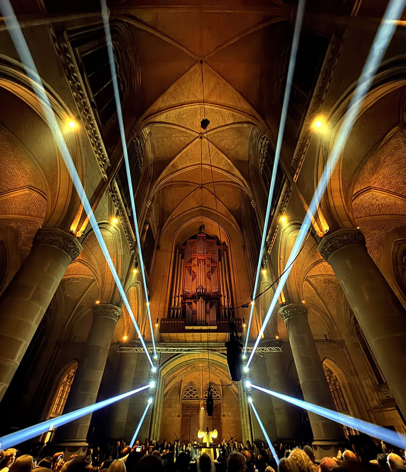 Linz Cathedral, opening night.